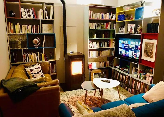 Maison De Maitre Avec Grande Terrasse Au Centre-ville